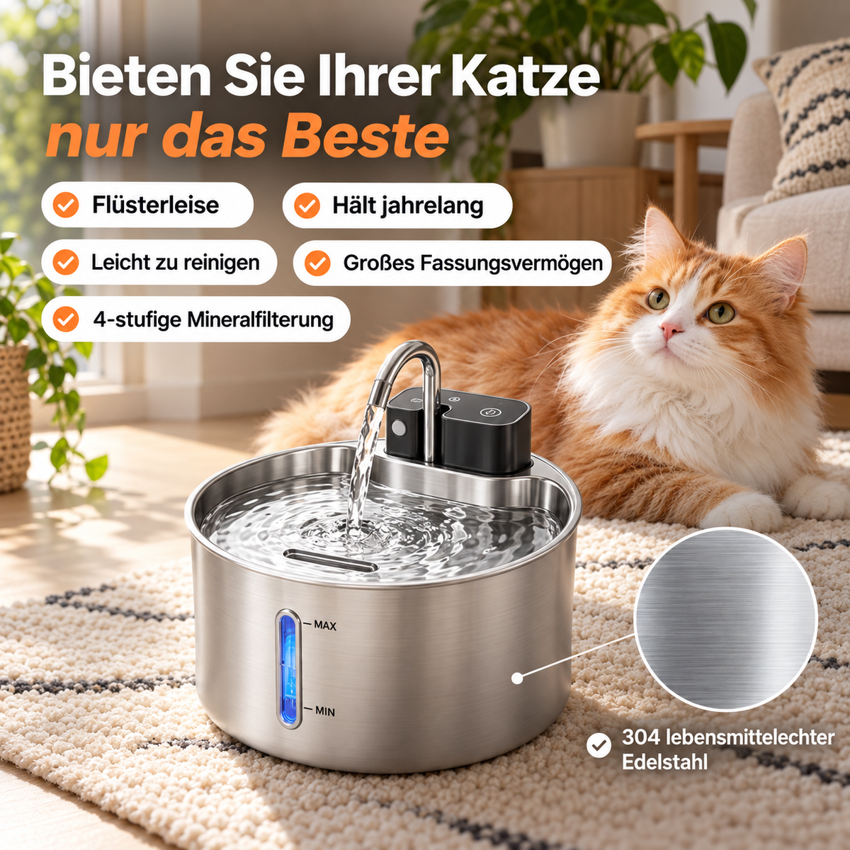 Nistore™ Katzen-Trinkbrunnen